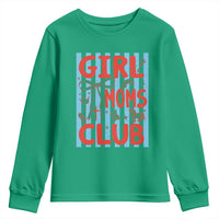 Girl Mom Club Youth Sweatshirt Pregnancy Announcement First Time Mother's Day