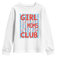Girl Mom Club Youth Sweatshirt Pregnancy Announcement First Time Mother's Day