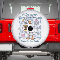 Silly Goose Teacher Club Spare Tire Cover Funny Back to School First Day