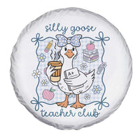 Silly Goose Teacher Club Spare Tire Cover Funny Back to School First Day