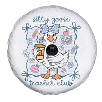Silly Goose Teacher Club Spare Tire Cover Funny Back to School First Day