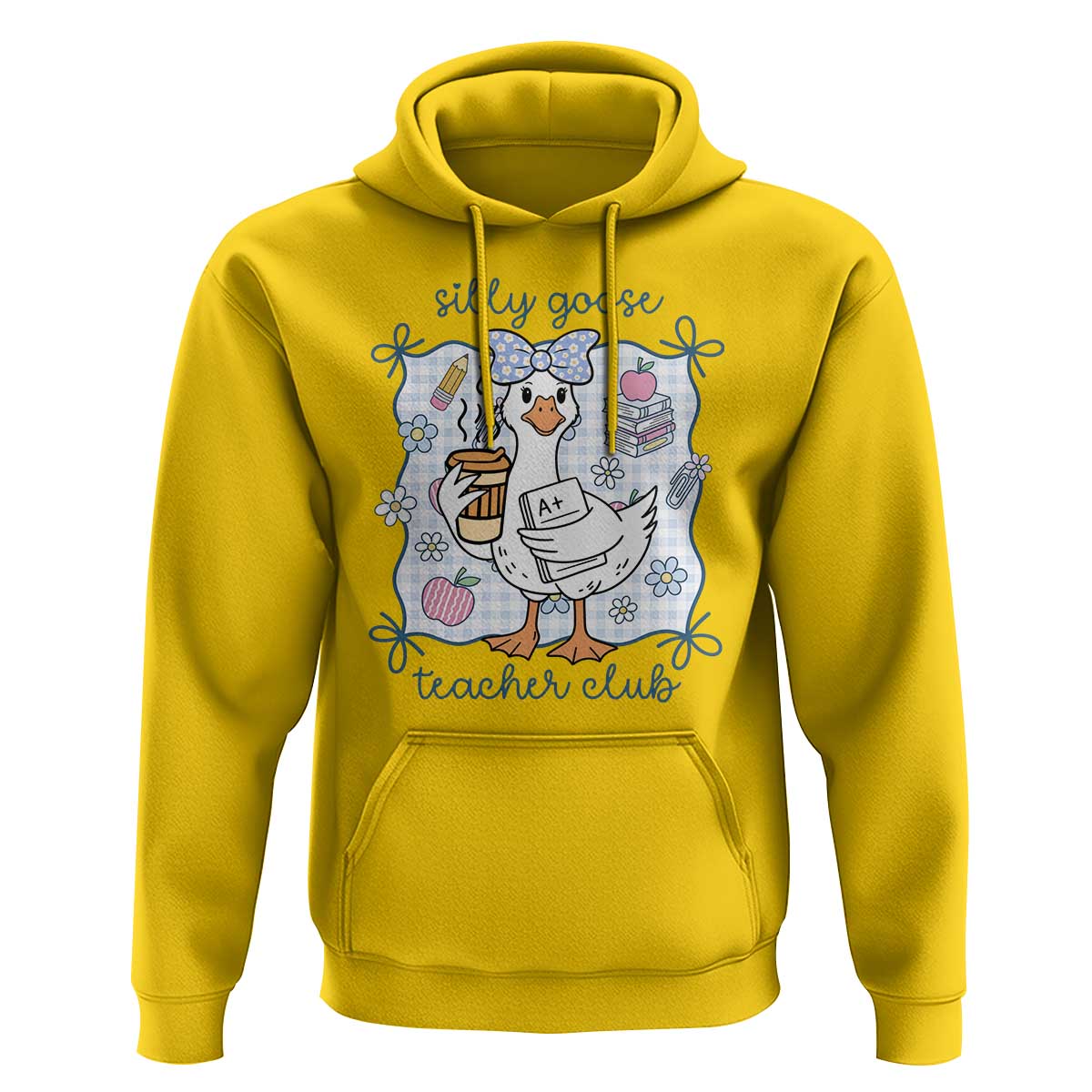 Silly Goose Teacher Club Hoodie Funny Back to School First Day