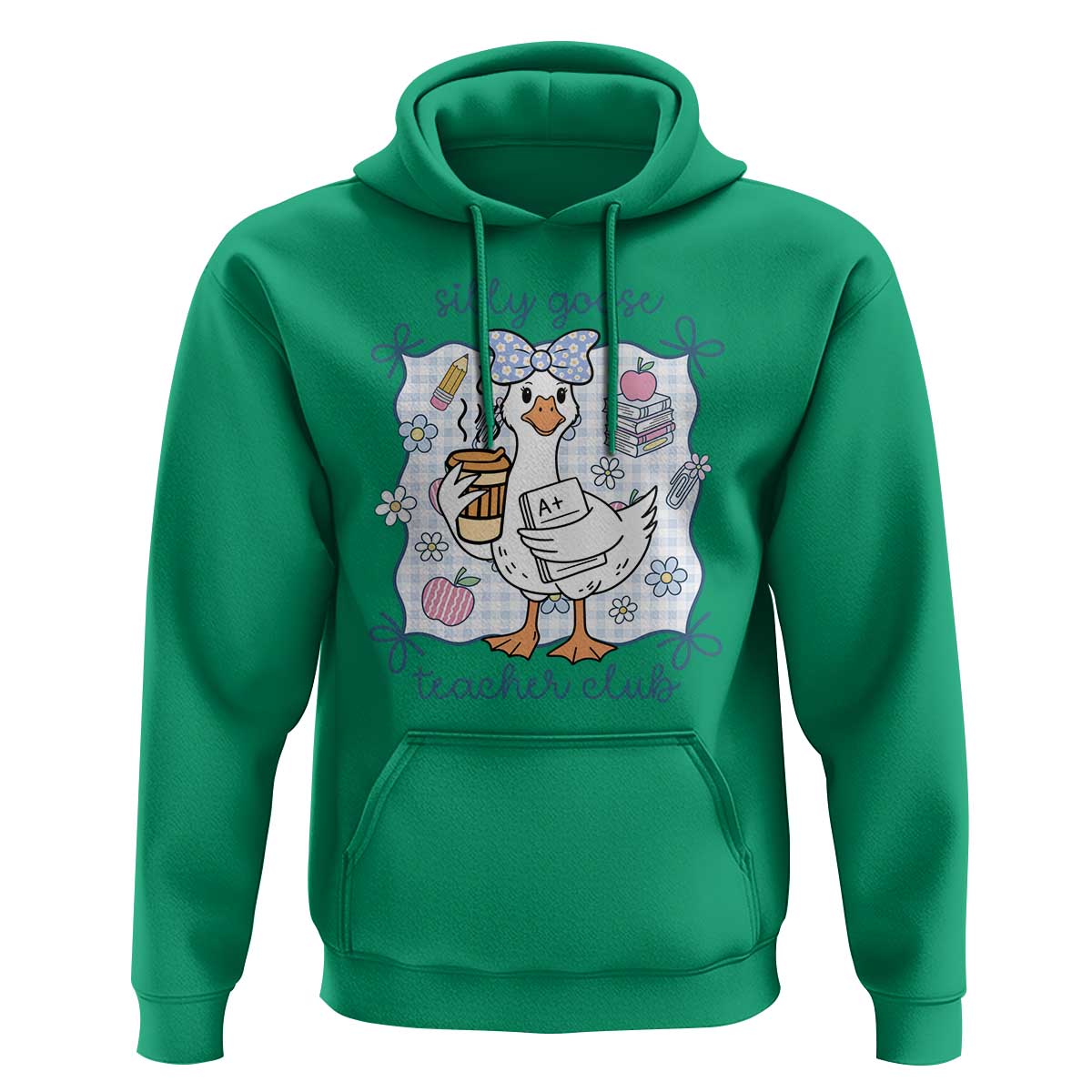 Silly Goose Teacher Club Hoodie Funny Back to School First Day