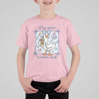 Silly Goose Teacher Club T Shirt For Kid Funny Back to School First Day