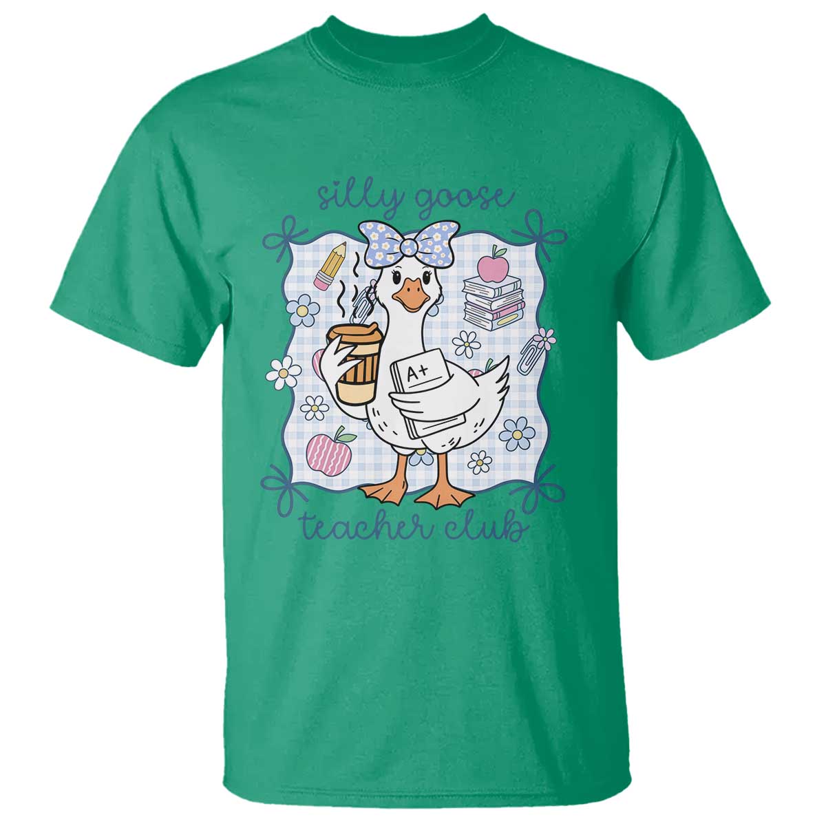 Silly Goose Teacher Club T Shirt Funny Back to School First Day