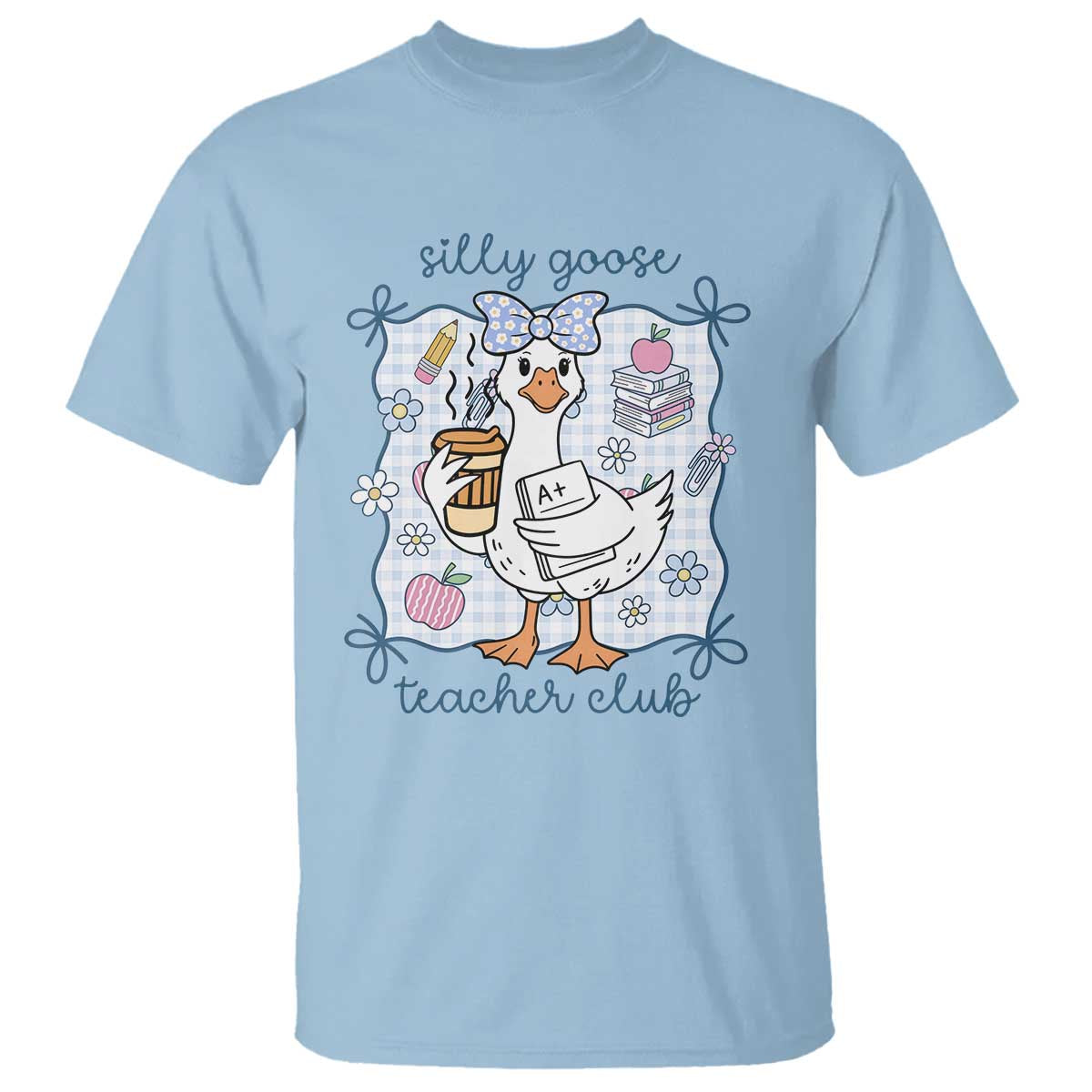 Silly Goose Teacher Club T Shirt Funny Back to School First Day