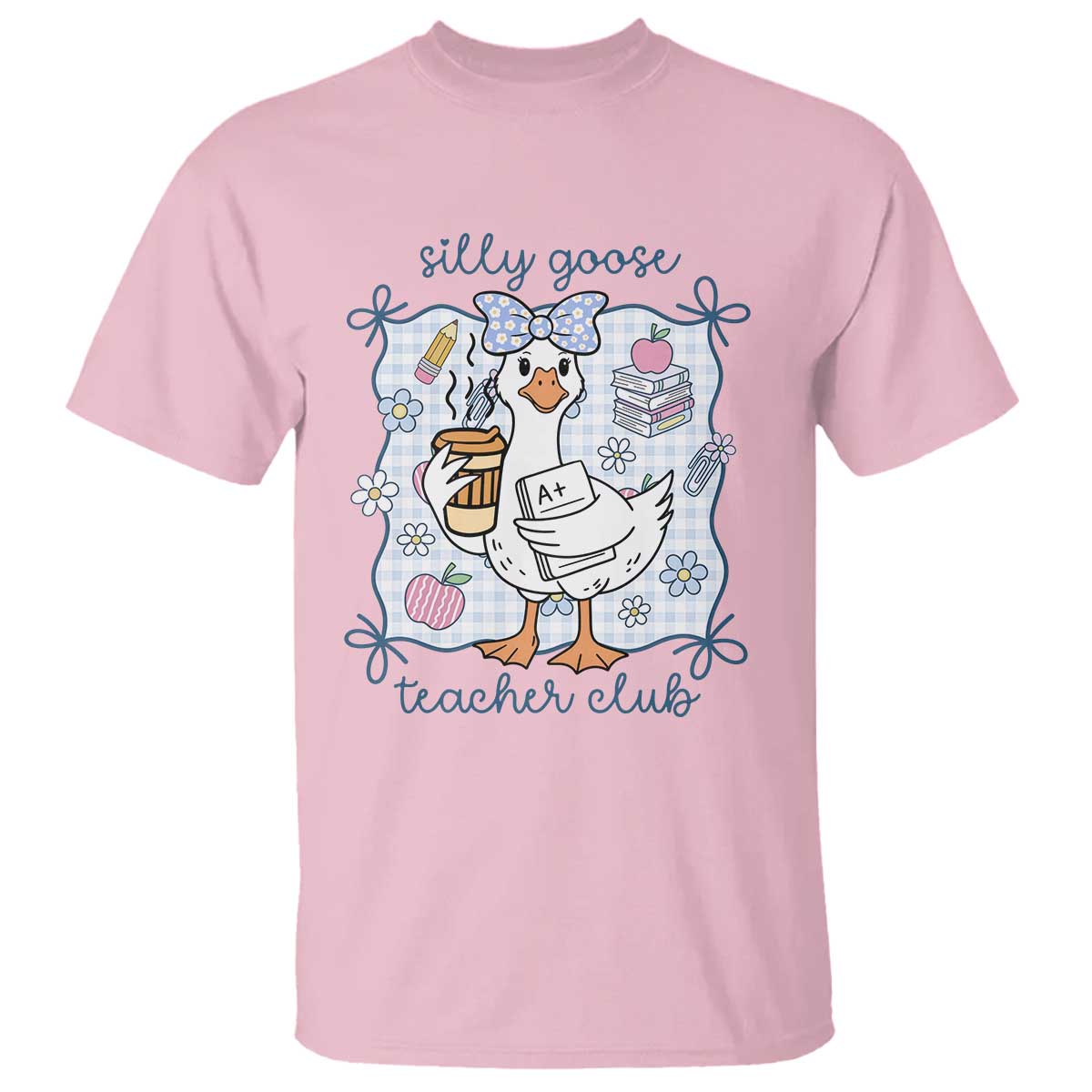 Silly Goose Teacher Club T Shirt Funny Back to School First Day