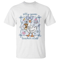 Silly Goose Teacher Club T Shirt Funny Back to School First Day