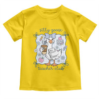 Silly Goose Teacher Club Toddler T Shirt Funny Back to School First Day