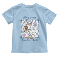 Silly Goose Teacher Club Toddler T Shirt Funny Back to School First Day