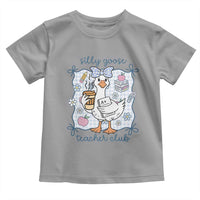 Silly Goose Teacher Club Toddler T Shirt Funny Back to School First Day