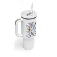 Silly Goose Teacher Club Tumbler With Handle Funny Back to School First Day