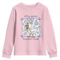 Silly Goose Teacher Club Youth Sweatshirt Funny Back to School First Day