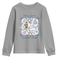 Silly Goose Teacher Club Youth Sweatshirt Funny Back to School First Day