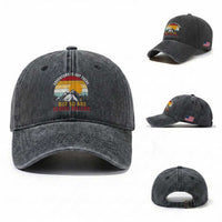 Adventure is Out There But So Are Serial Killers Washed Cotton Baseball Cap Funny Camping Nature Lover Gift