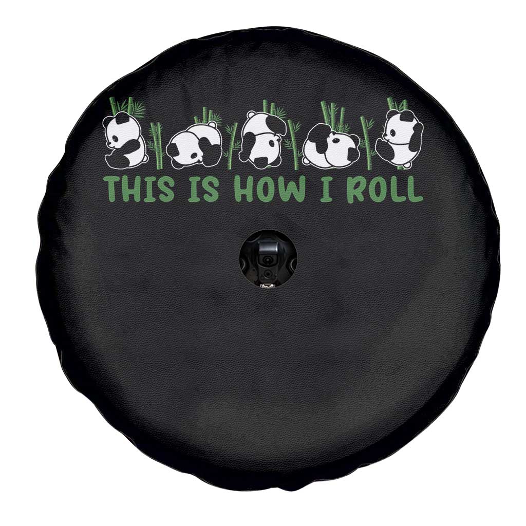 This Is How I Roll Spare Tire Cover Cute Bear Panda Lover - Wonder Print Shop