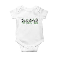 This Is How I Roll Baby Onesie Cute Bear Panda Lover - Wonder Print Shop