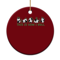 This Is How I Roll Ceramic Ornament Cute Bear Panda Lover - Wonder Print Shop