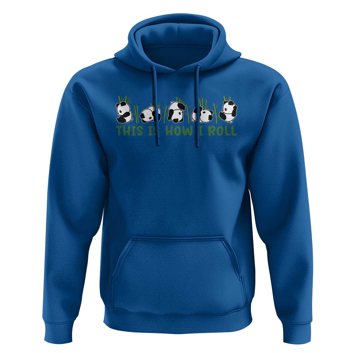 This Is How I Roll Hoodie Cute Bear Panda Lover - Wonder Print Shop