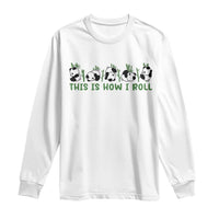 This Is How I Roll Long Sleeve Shirt Cute Bear Panda Lover - Wonder Print Shop