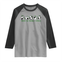 This Is How I Roll Raglan Shirt Cute Bear Panda Lover - Wonder Print Shop