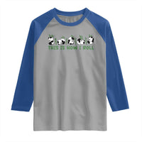 This Is How I Roll Raglan Shirt Cute Bear Panda Lover - Wonder Print Shop