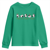 This Is How I Roll Youth Sweatshirt Cute Bear Panda Lover - Wonder Print Shop