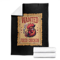 Funny Weed Lover Cannabis 420 Throw Blanket Fried Chicken - Wonder Print Shop