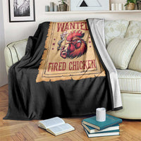 Funny Weed Lover Cannabis 420 Throw Blanket Fried Chicken - Wonder Print Shop