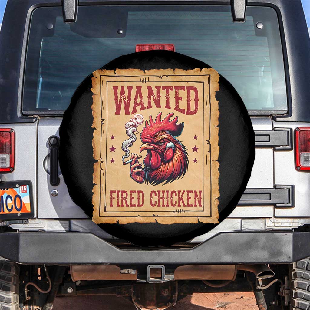 Funny Weed Lover Cannabis 420 Spare Tire Cover Fried Chicken - Wonder Print Shop