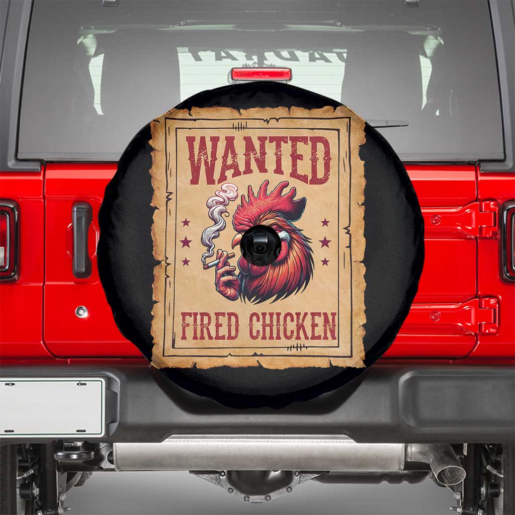 Funny Weed Lover Cannabis 420 Spare Tire Cover Fried Chicken - Wonder Print Shop