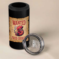 Funny Weed Lover Cannabis 420 4 in 1 Can Cooler Tumbler Fried Chicken - Wonder Print Shop
