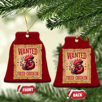 Funny Weed Lover Cannabis 420 Ceramic Ornament Fried Chicken - Wonder Print Shop