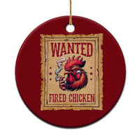 Funny Weed Lover Cannabis 420 Ceramic Ornament Fried Chicken - Wonder Print Shop