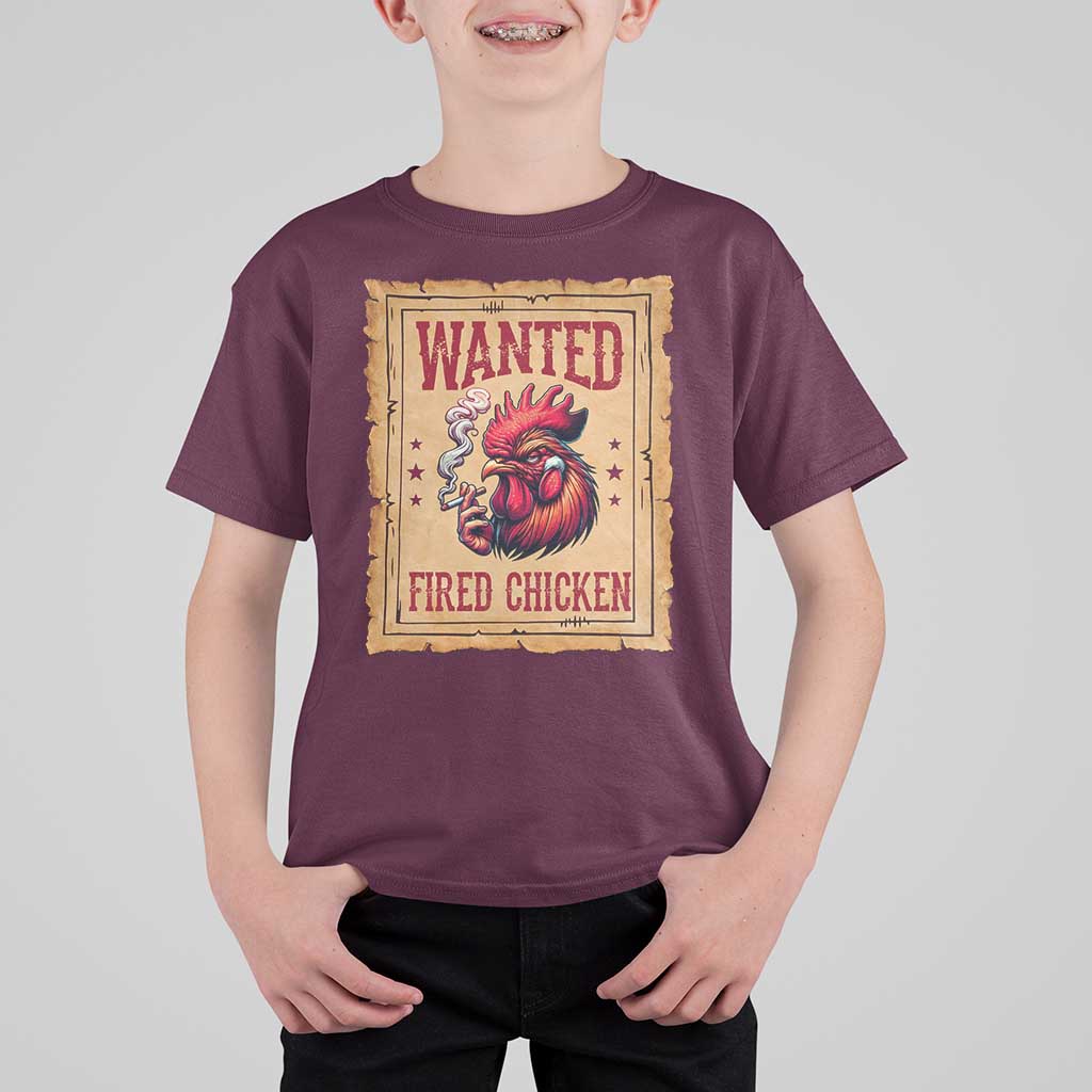 Funny Weed Lover Cannabis 420 T Shirt For Kid Fried Chicken - Wonder Print Shop