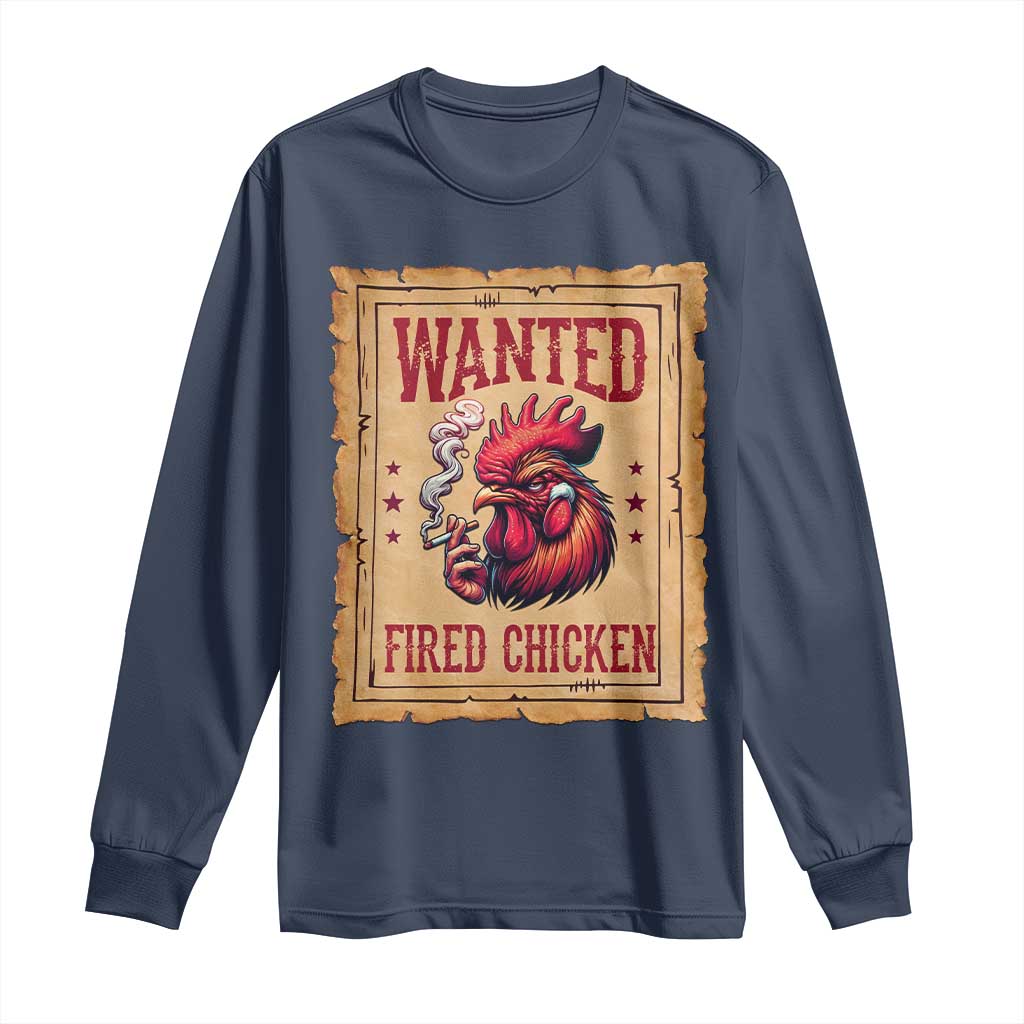 Funny Weed Lover Cannabis 420 Long Sleeve Shirt Fried Chicken - Wonder Print Shop