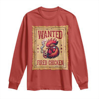 Funny Weed Lover Cannabis 420 Long Sleeve Shirt Fried Chicken - Wonder Print Shop