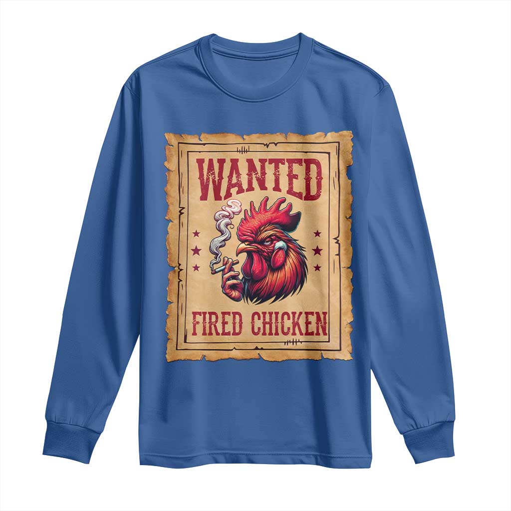 Funny Weed Lover Cannabis 420 Long Sleeve Shirt Fried Chicken - Wonder Print Shop