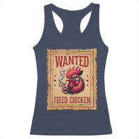Funny Weed Lover Cannabis 420 Racerback Tank Top Fried Chicken - Wonder Print Shop
