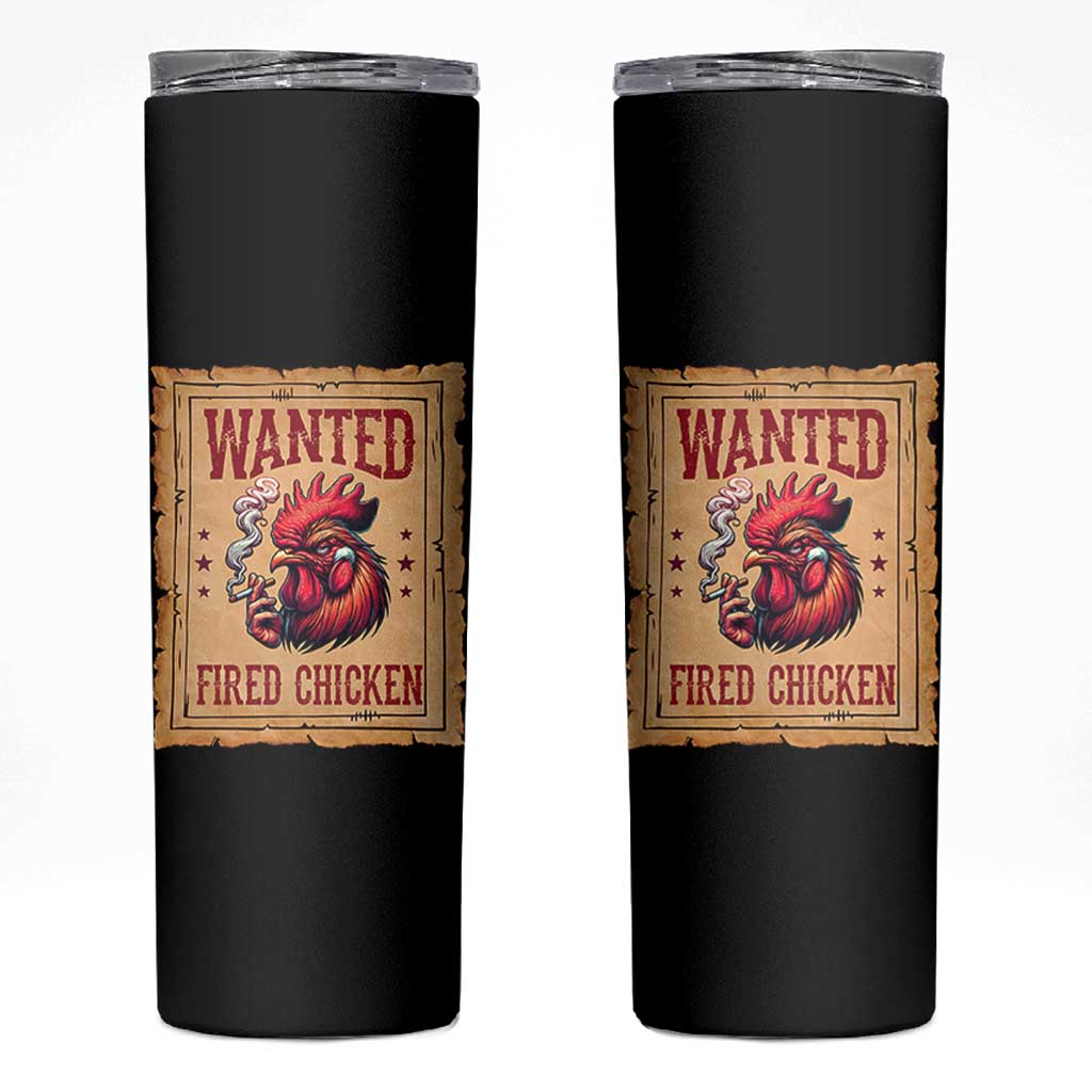 Funny Weed Lover Cannabis 420 Skinny Tumbler Fried Chicken - Wonder Print Shop