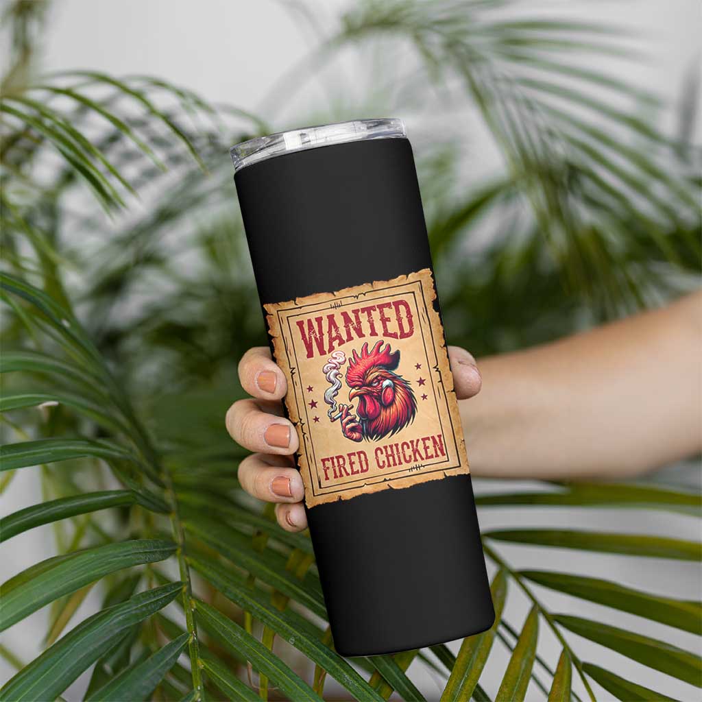 Funny Weed Lover Cannabis 420 Skinny Tumbler Fried Chicken - Wonder Print Shop