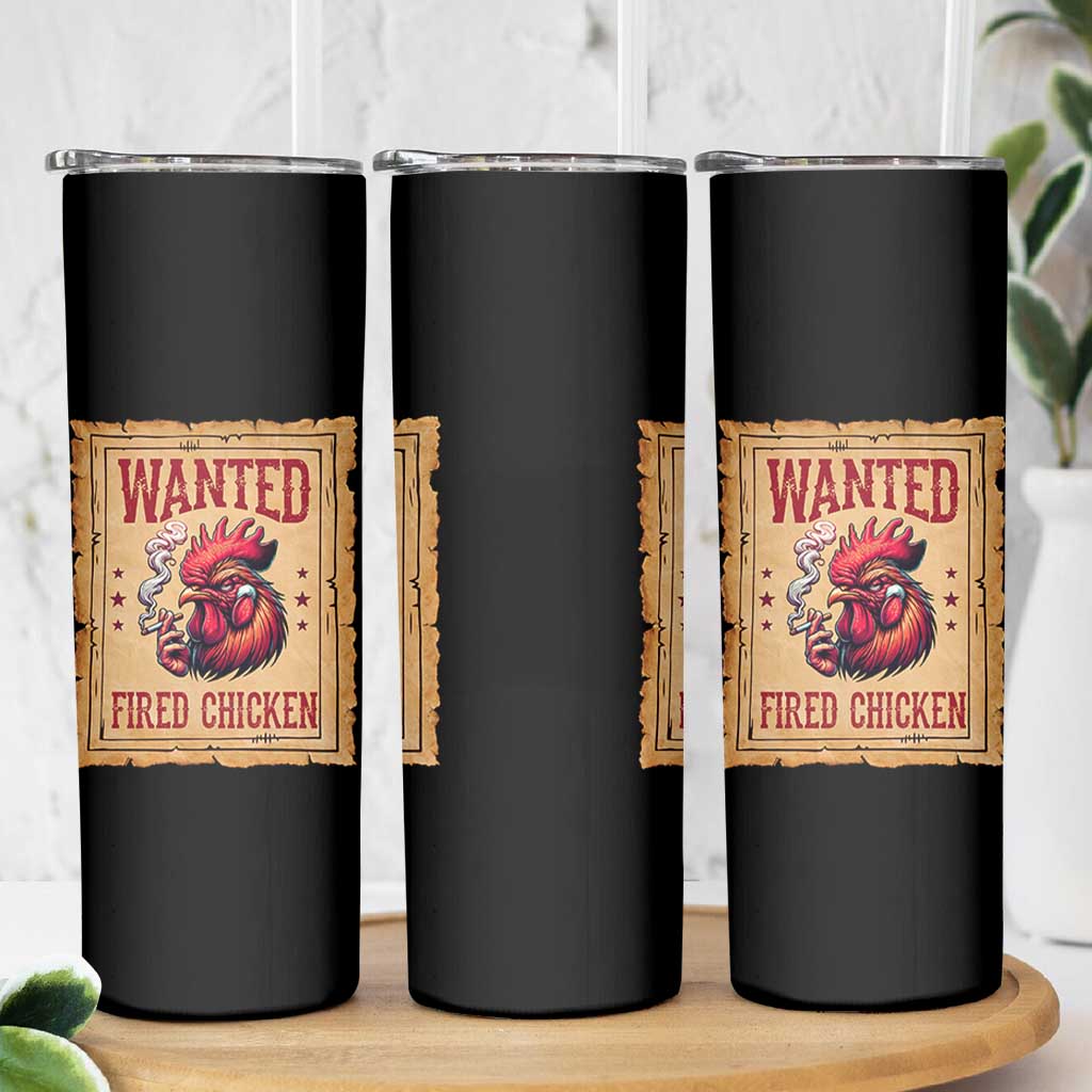 Funny Weed Lover Cannabis 420 Skinny Tumbler Fried Chicken - Wonder Print Shop