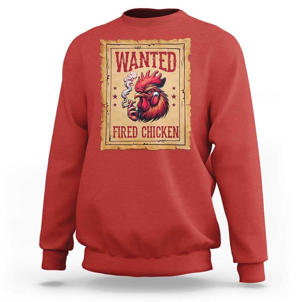 Funny Weed Lover Cannabis 420 Sweatshirt Fried Chicken - Wonder Print Shop