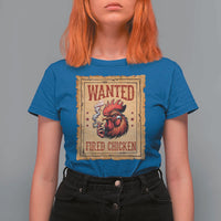 Funny Weed Lover Cannabis 420 T Shirt For Women Fried Chicken - Wonder Print Shop