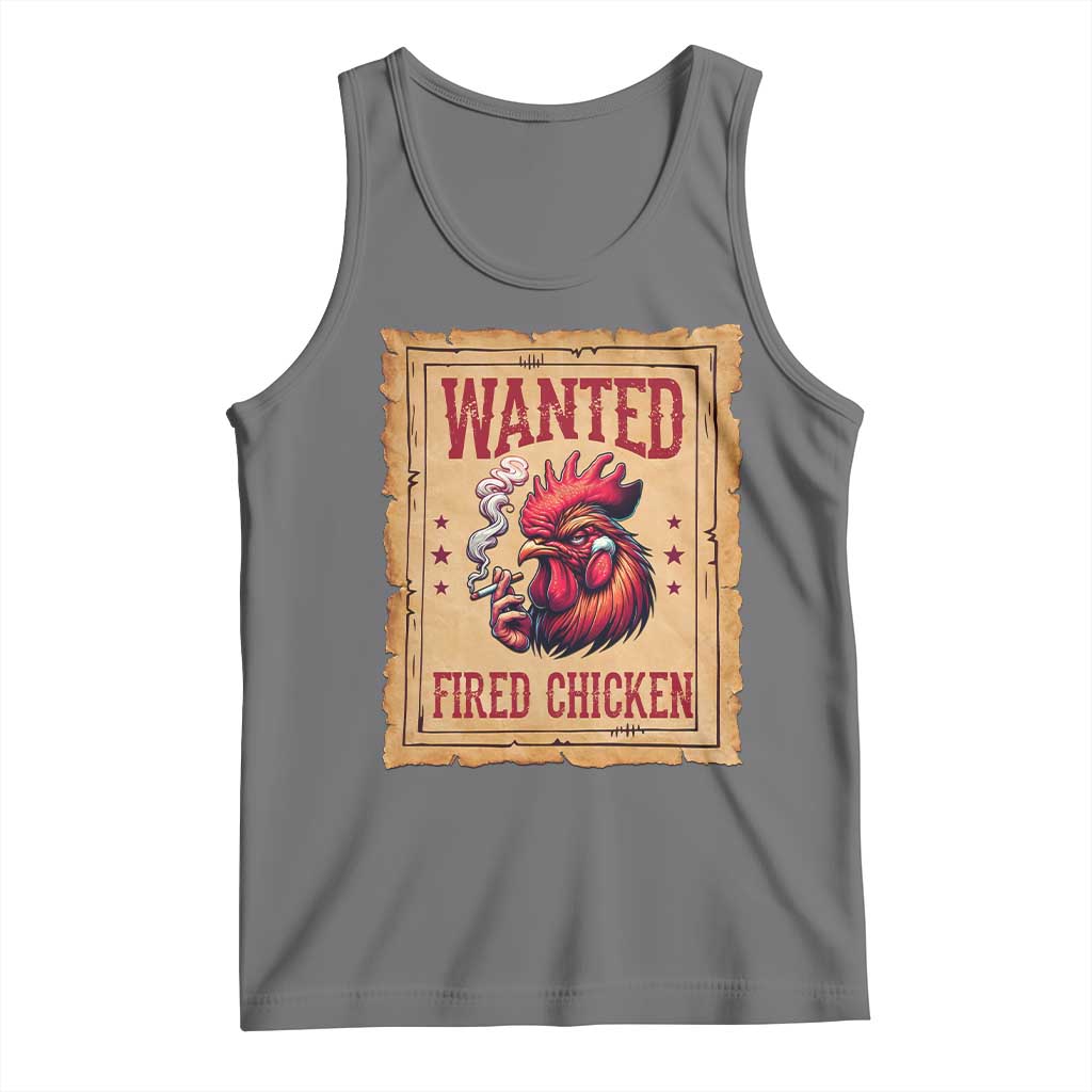 Funny Weed Lover Cannabis 420 Tank Top Fried Chicken - Wonder Print Shop