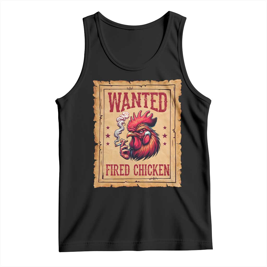 Funny Weed Lover Cannabis 420 Tank Top Fried Chicken - Wonder Print Shop