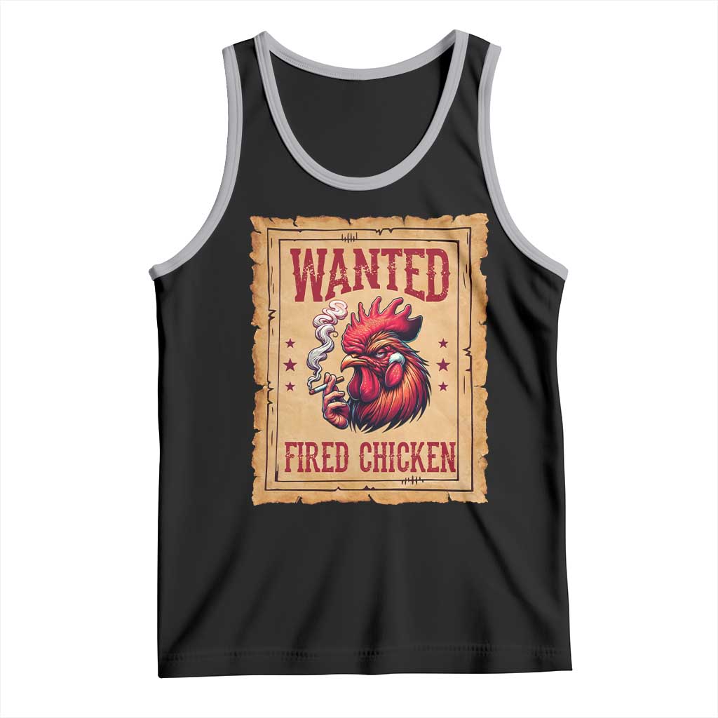 Funny Weed Lover Cannabis 420 Tank Top Fried Chicken - Wonder Print Shop