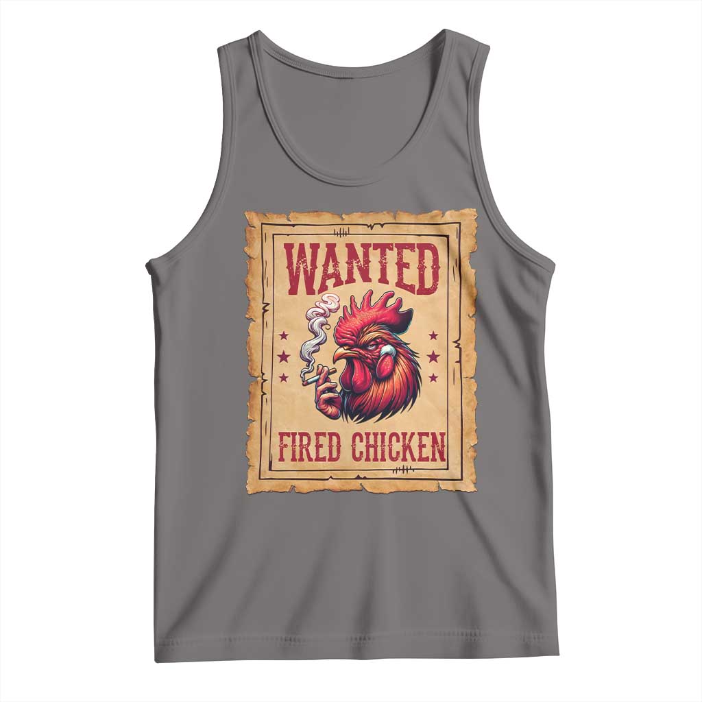 Funny Weed Lover Cannabis 420 Tank Top Fried Chicken - Wonder Print Shop