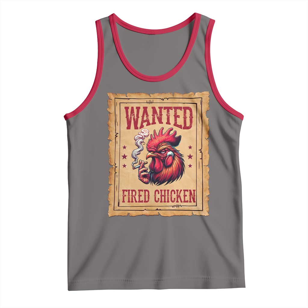 Funny Weed Lover Cannabis 420 Tank Top Fried Chicken - Wonder Print Shop