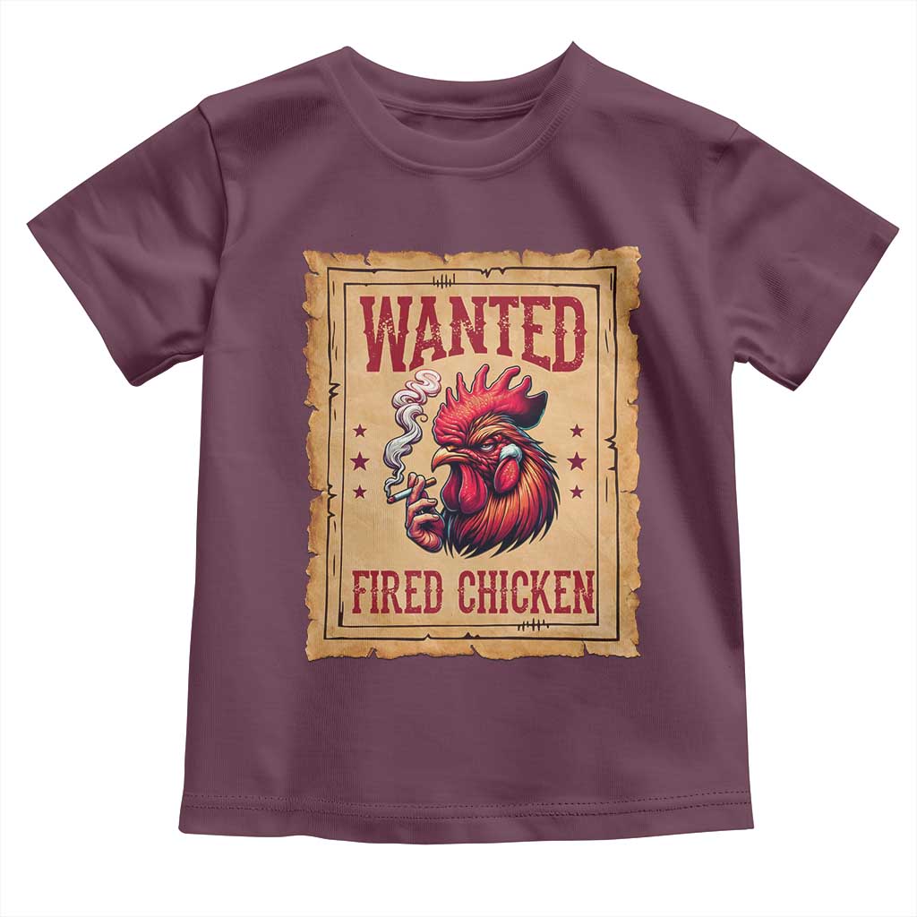 Funny Weed Lover Cannabis 420 Toddler T Shirt Fried Chicken - Wonder Print Shop